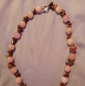 Rose quarts chocker all natural stone